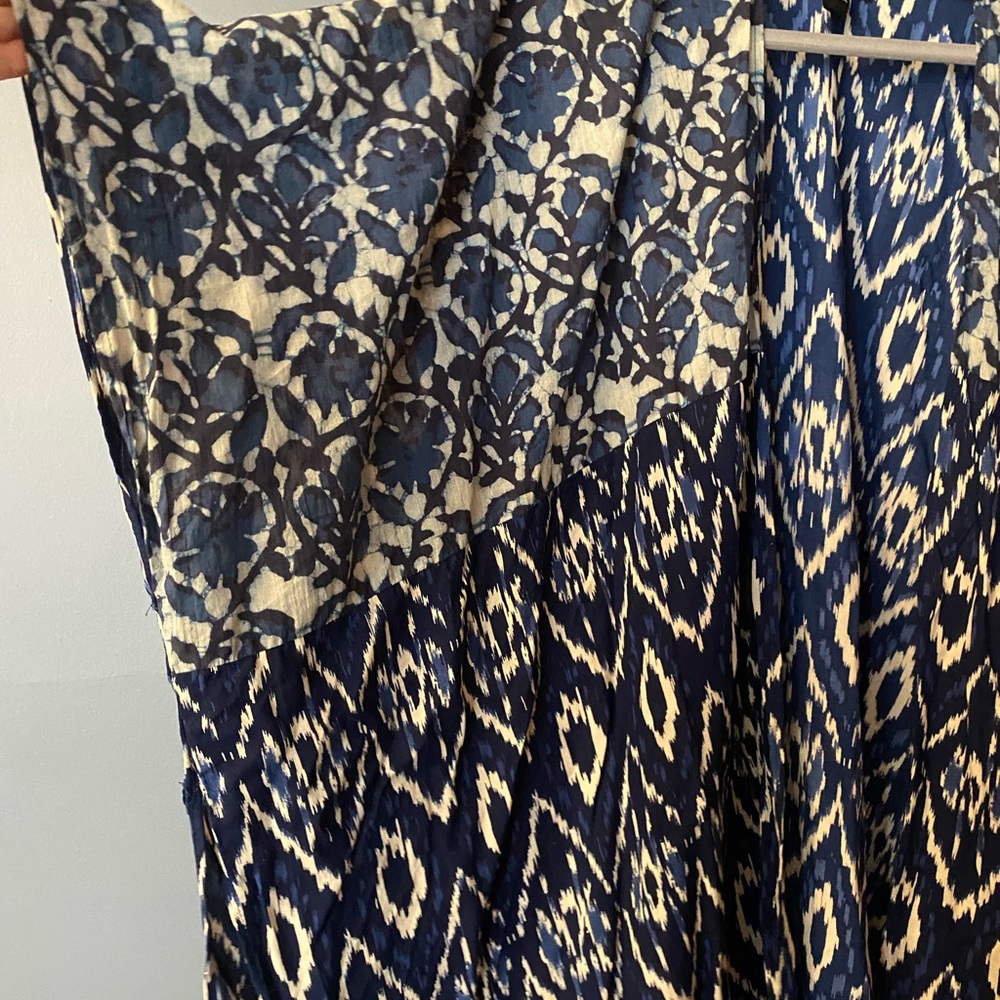 Indigo Ikat Kimono Coverup - Picture 4 of 8